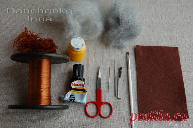 Создаем нежную веточку вербы из шерсти – Ярмарка Мастеров