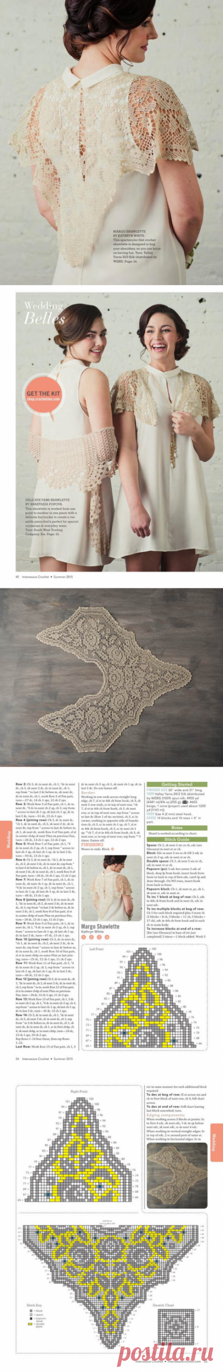 ЛЕТНЯЯ ФИЛЕЙНАЯ ШАЛЬ &quot;МАРГО&quot; от KATHRYN WHITE