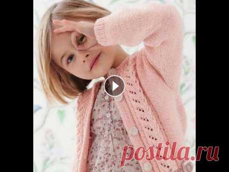 Кофта для девочки  2-10 лет, 1 часть. Добрый день друзья. вяжем жакет для девочки 6 лет. В уроках даю расчеты на возраст от 2 - до 10 лет. Вязать не сложно, урок подробный , практически по...