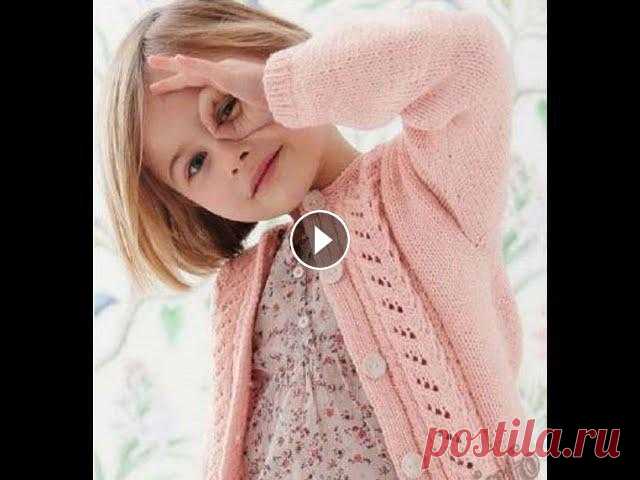 Кофта для девочки  2-10 лет, 1 часть. Добрый день друзья. вяжем жакет для девочки 6 лет. В уроках даю расчеты на возраст от 2 - до 10 лет. Вязать не сложно, урок подробный , практически по...