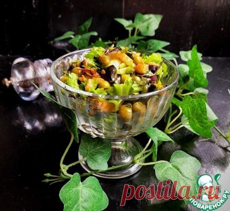Салат «Фердинанд» с жареным кабачком – кулинарный рецепт