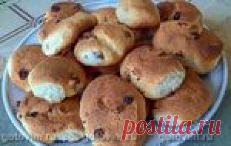 Творожные булочки с изюмом