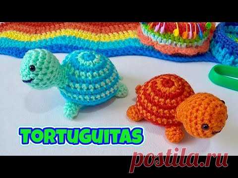 Tortuguitas tejidas a crochet paso a paso