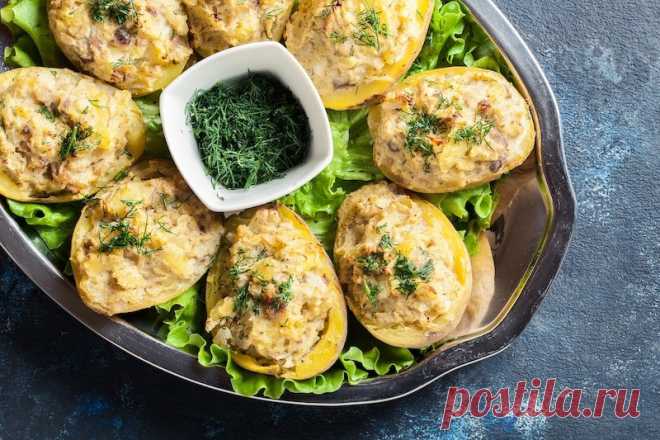 Картофель, фаршированный сельдью - О Да Еда! Вкусно!