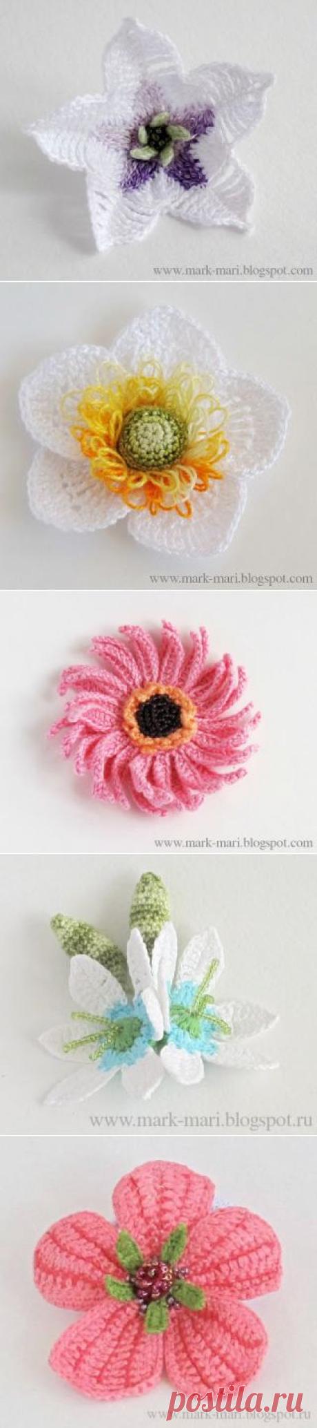 ВЯЗАНЫЕ ЦВЕТЫ И ЭЛЕМЕНТЫ ДЕКОРА | Записи в рубрике ВЯЗАНЫЕ ЦВЕТЫ И ЭЛЕМЕНТЫ ДЕКОРА | Дневник НАТАНИЙКА