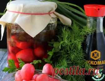 Маринованный редис с зеленым луком – кулинарный рецепт