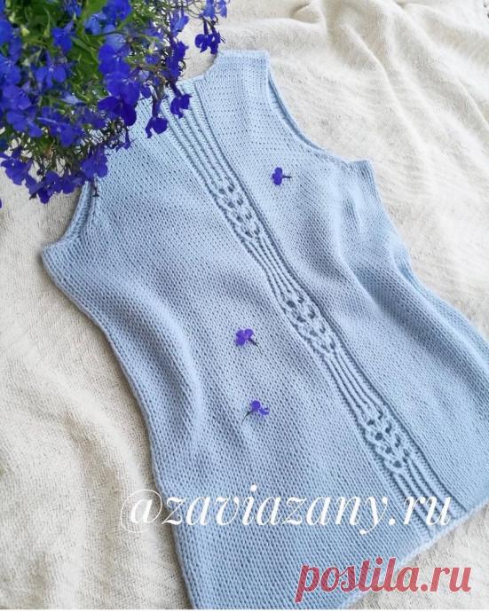 Вязаная хлопковая майка: тренд сезона и советы по стилю