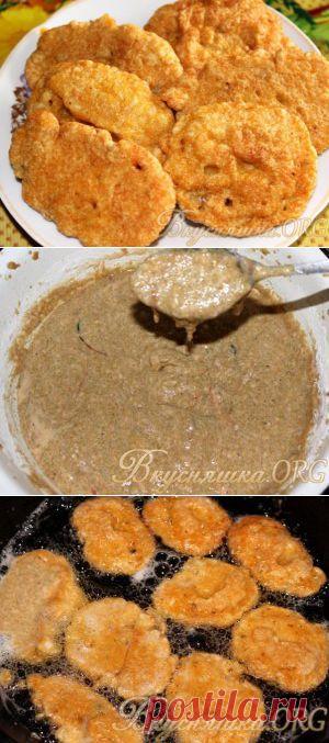 Оладьи из икры. Рецепт с фото