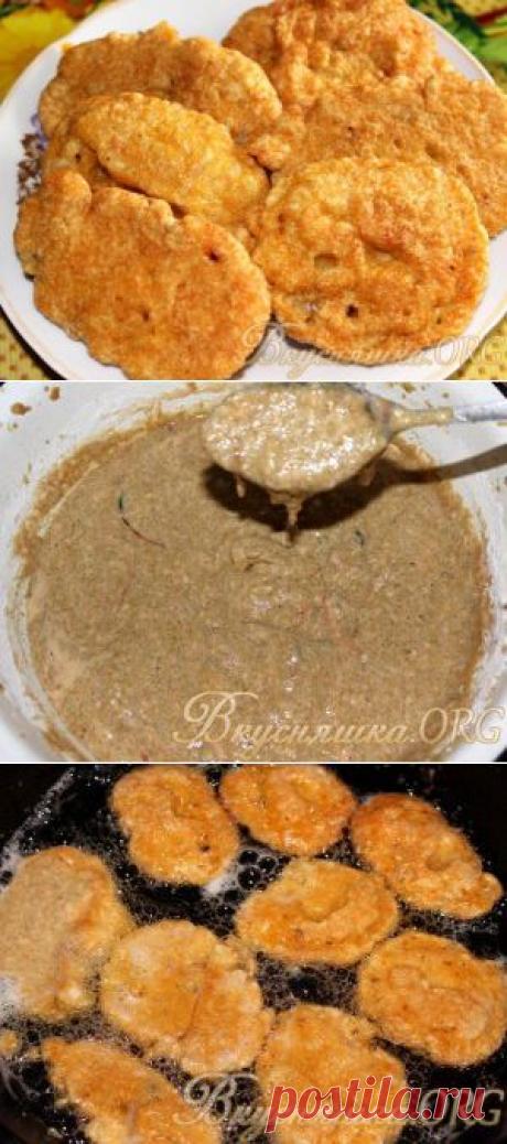 Оладьи из икры. Рецепт с фото