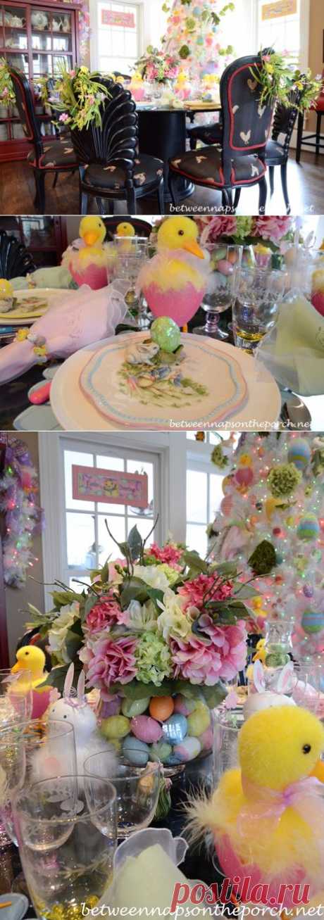 Пасхальные Параметры таблицы, Tablescapes