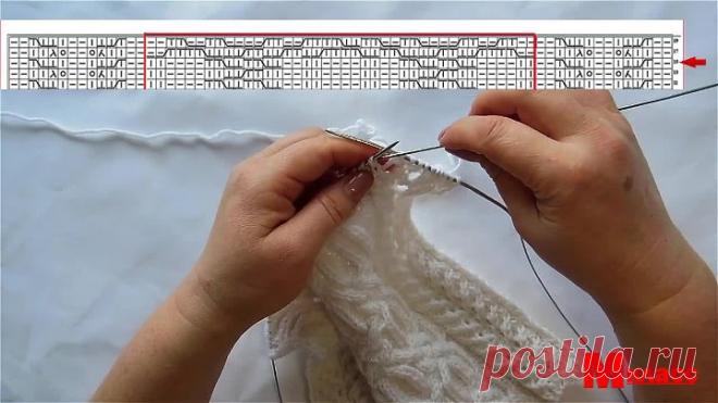 Красивые араны спицами по схеме