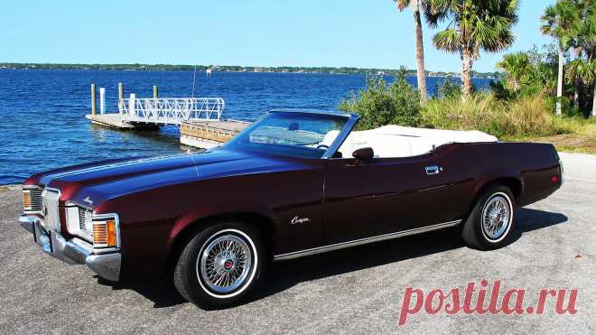 1971 Mercury Cougar XR-7 Кабриолет / W254 / Indy 2017 / аукционы Mecum 1971 Mercury Cougar XR-7 Кабриолет представлен как Лот W254 в Индианаполисе, в