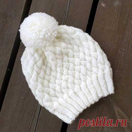 Шапка узором 