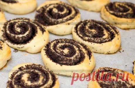 Маковые плюшки постные