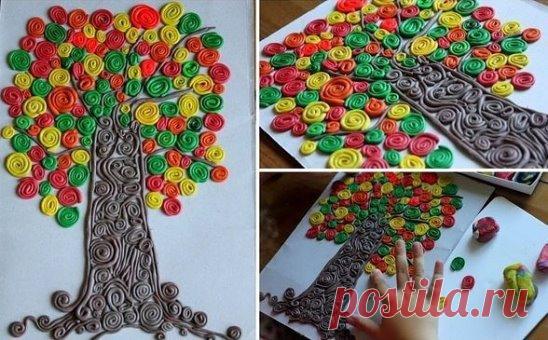 ПОДЕЛКИ НА ТЕМУ ОСЕНЬ. 
 
Аппликация 