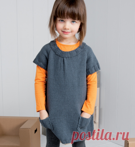 Modèle robe bicolore - Modèles Layette - Phildar