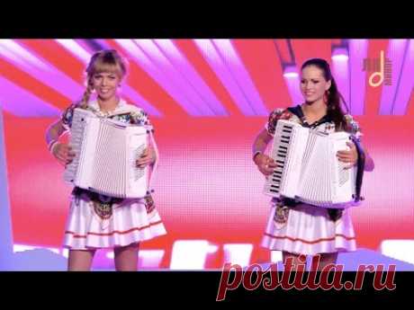 Самые красивые аккордеонистки России-дуэт"ЛюбАня"-СМУГЛЯНКА [accordion,harmonica,баян]