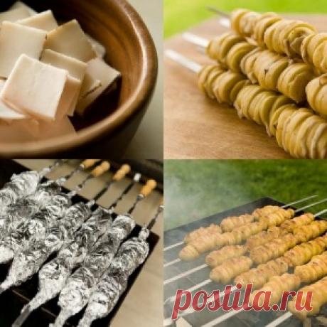 Шашлык из картофеля. Скоро открываем шашлычный сезон