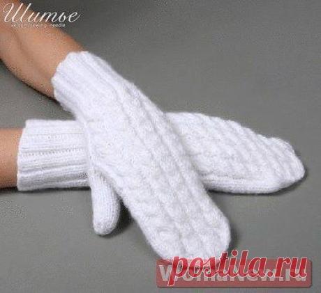 Выкройка варежек