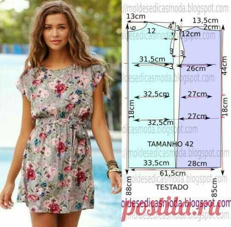 Пошив женской одежды, Выкройки для шитья одежды, Пошив платья своими руками 314