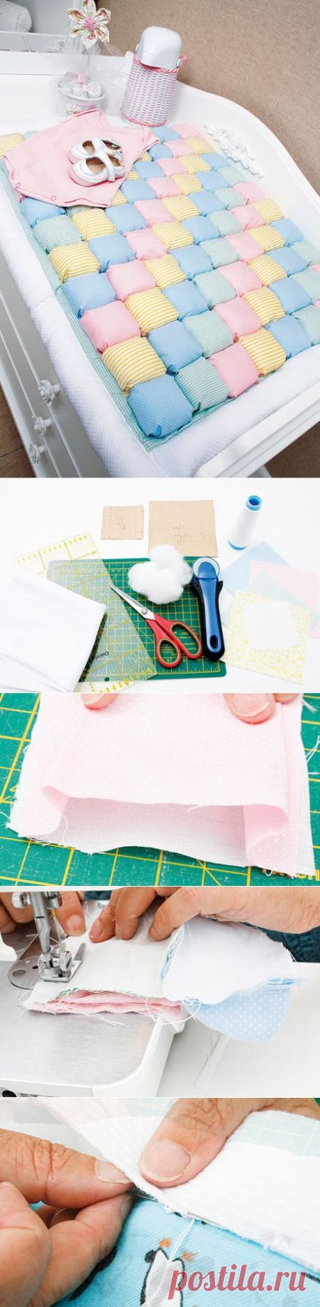 Детское одеялко из &quot;пузырьков&quot; в технике пэчворк. Мастер-класс.