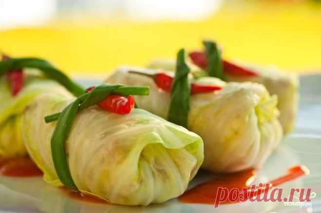 Голубцы, фаршированные овощами