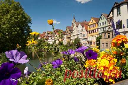 Тюбинген - старинный город в Германии,в центре федеральной земли Баден-Вюртемберг.