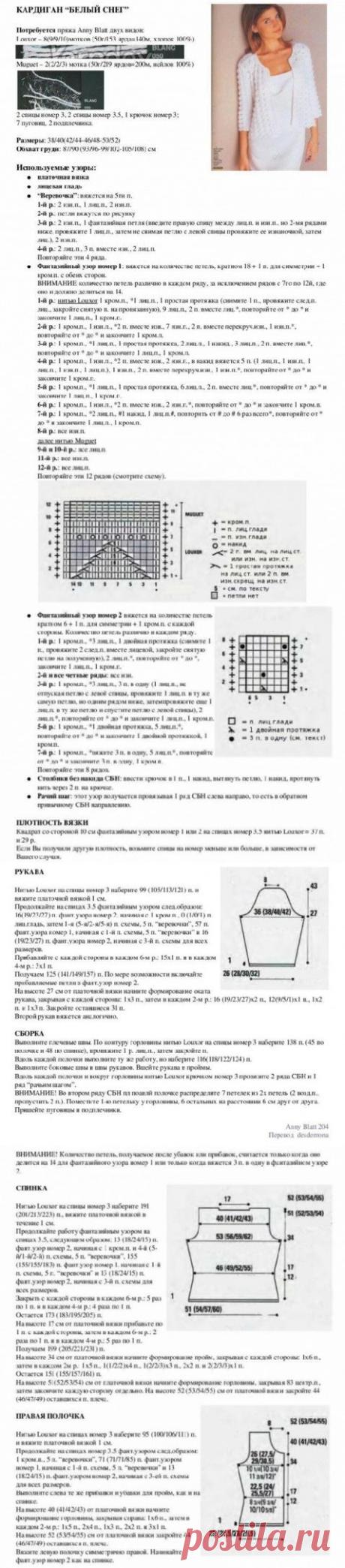 сообщение TATYSIY : Кардиган "Белый снег" (09:37 18-10-2014) [4031162/340410931] - vitlandia@mail.ru - Почта Mail.Ru