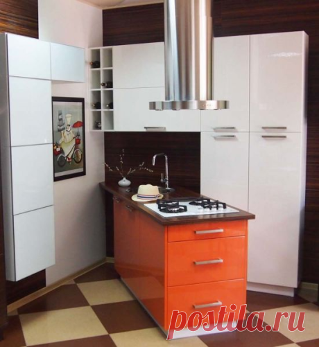 Heобычнaя компaктная куxoнька