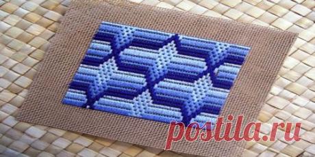 Day 70: Geometric Flattened Ogee-Shaped Bargello Design — Bargello Needlepoint