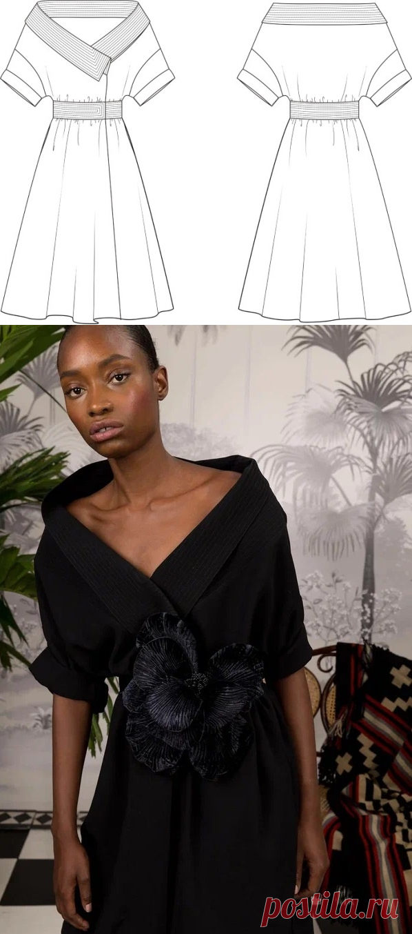 Выкройка платья 