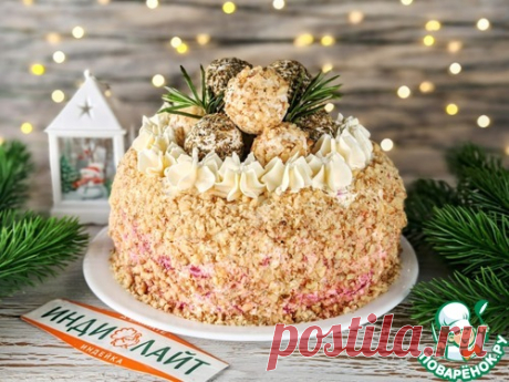 Торт-салат со свеклой и индейкой – кулинарный рецепт