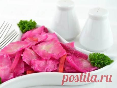 Капуста Пелюстка с буряком – рецепт вкусной закуски (фото)