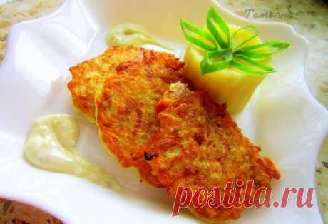 Кабачковые оладушки и суфле из картофеля