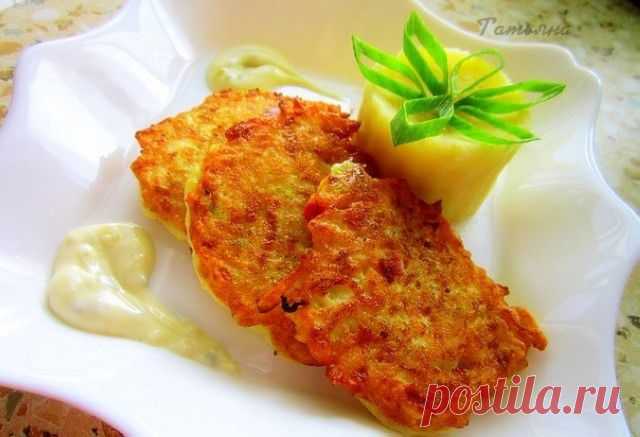 Кабачковые оладушки и суфле из картофеля