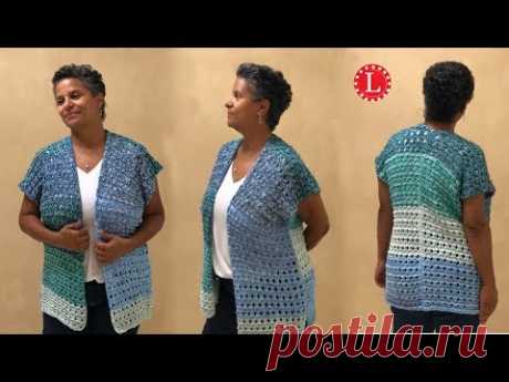 LOOM KNIT Sweater Vest Cardigan Kimono Ridged Ribbon Stitch | Loomahat