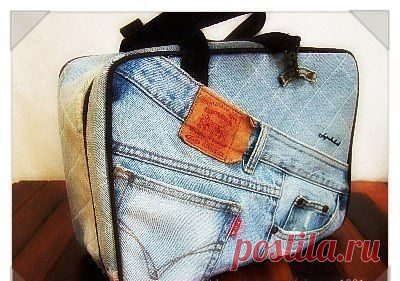 Шьем сумку из джинсов