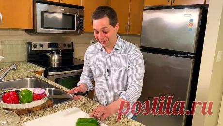 Как приготовить вкуснейший ГРЕЧЕСКИЙ САЛАТ с необычной заправкой. Греческий салат рецепт от Иван Кас