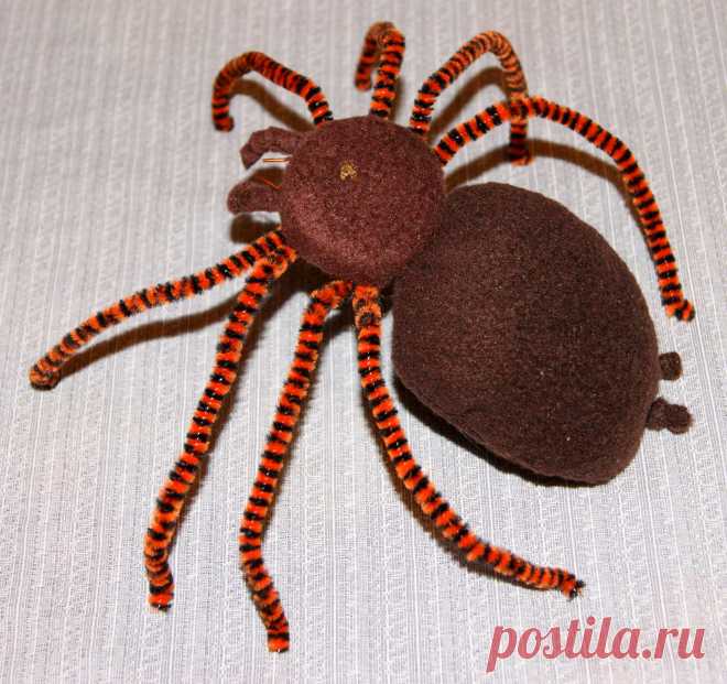 Мягкая игрушка "Анатомически правильный паук"