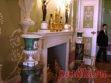 Екатерининский дворец. Зеленая столовая