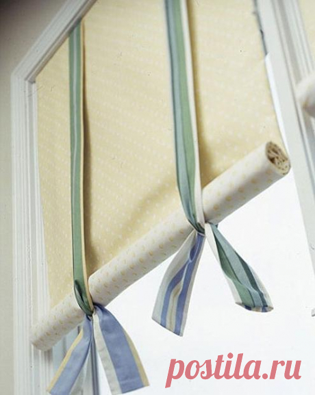 Римские и рулонные шторы: шьем сами — Рукоделие