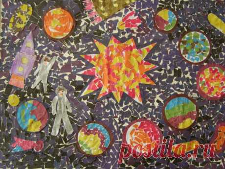 Космос. Поделки ко Дню космонавтики, страница 60. Воспитателям детских садов, школьным учителям и педагогам - Маам.ру