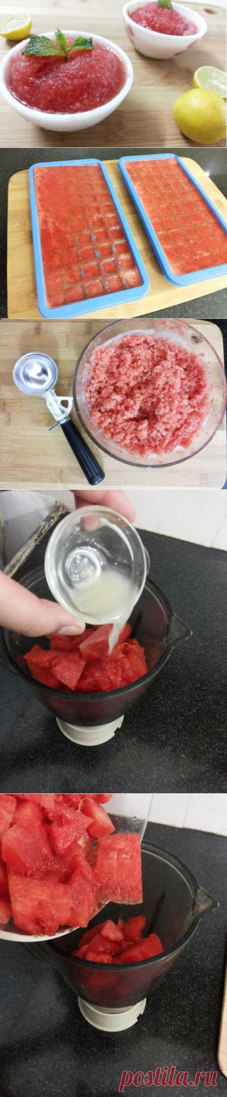 Щербет из мякоти арбуза: простой рецепт - Ladiesvenue