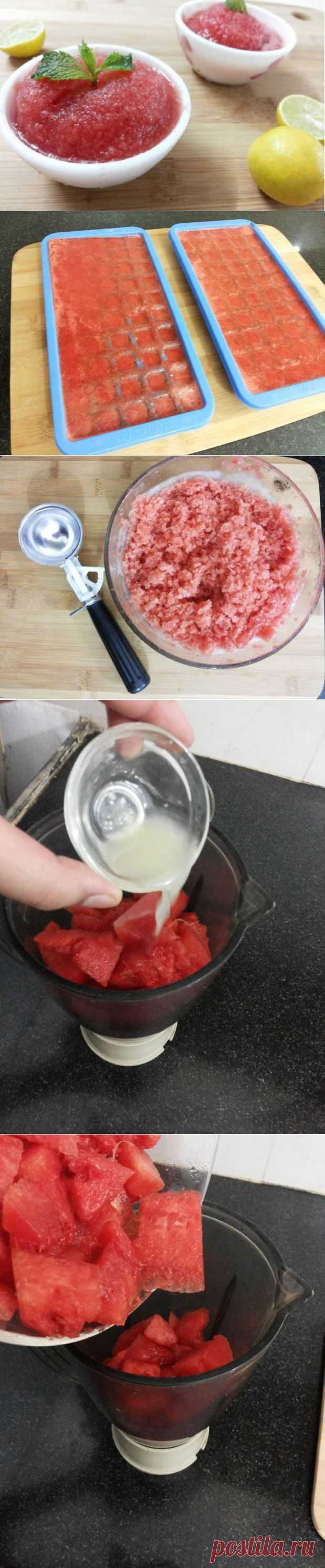 Щербет из мякоти арбуза: простой рецепт - Ladiesvenue