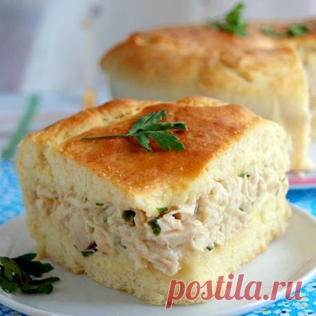 ПИРОГ С КУРИЦЕЙ В СОУСЕ БЕШАМЕЛЬ