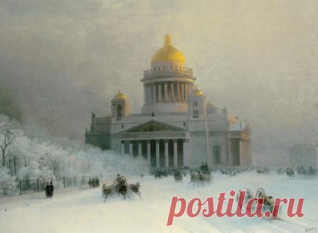 Неизвестный Айвазовский: Завораживающие зимние пейзажи прославленного мариниста.