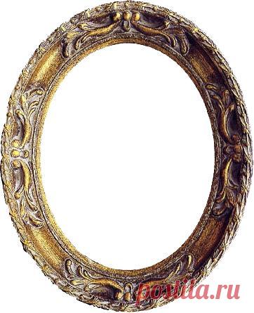 Рамки - Овальная рамка с местом для надписи у основания картинки фото анимации рисунки гифки - Овальные скачать