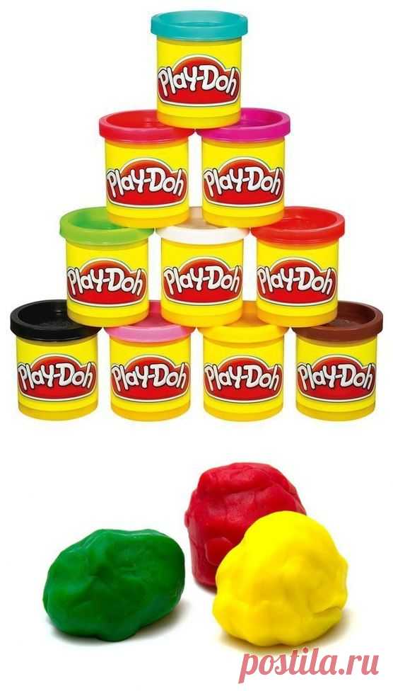 ПЛАСТИЛИН Play Doh СВОИМИ РУКАМИ.