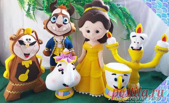 Eu Amo Artesanato: A Bela e a Fera