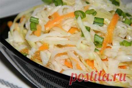 Очень быстрая капустка — 15 минут и готово! | Самые вкусные кулинарные рецепты